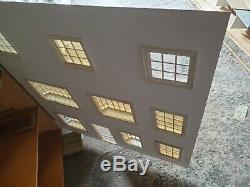 Very large dolls house mansion 10 good size rooms and staircase 1.12th DH