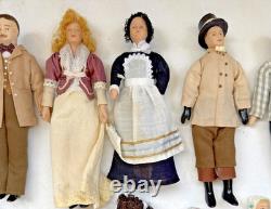 Victorian Del Prado Dolls Collection With Dolls House Items & Accessories