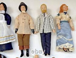 Victorian Del Prado Dolls Collection With Dolls House Items & Accessories