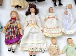 Victorian Del Prado Dolls Collection With Dolls House Items & Accessories