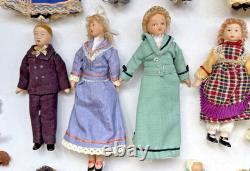 Victorian Del Prado Dolls Collection With Dolls House Items & Accessories