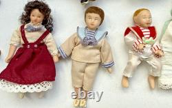Victorian Del Prado Dolls Collection With Dolls House Items & Accessories