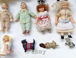 Victorian Del Prado Dolls Collection With Dolls House Items & Accessories
