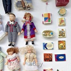 Victorian Del Prado Dolls Collection With Dolls House Items & Accessories