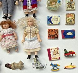 Victorian Del Prado Dolls Collection With Dolls House Items & Accessories