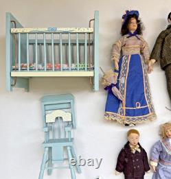 Victorian Del Prado Dolls Collection With Dolls House Items & Accessories