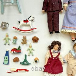 Victorian Del Prado Dolls Collection With Dolls House Items & Accessories