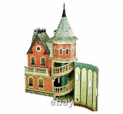 Victorian Doll House Dollhouse 1 2 3 Miniature Scale 112 Model Kit CARDBOARD 3D
