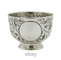 Victorian Dolls House Miniature Floral Fruit Bowl Antique 1883 London