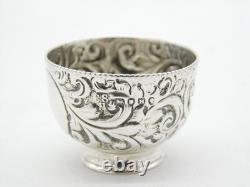 Victorian Dolls House Miniature Floral Fruit Bowl Antique 1883 London