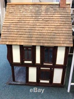 Victorian Dolls House with Furniture and Dolls Huge Collection Only #392