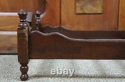 Victorian Inspired Miniature Salesman Sample Dollhouse Doll Bed Walnut Finish