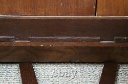 Victorian Inspired Miniature Salesman Sample Dollhouse Doll Bed Walnut Finish