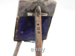 Victorian Sterling Silver Dolls House Portrait Easel Antique 1901 Birmingham