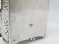 Victorian Sterling Silver Miniature Dolls House Wardrobe Antique 1894 London