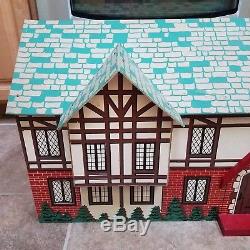 Vintage 1940s Rich Toys Dollhouse Doll House RARE FIND