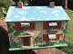 Vintage 1942 Keystone Dollhouse Masonite Electric Lights Mailbox Doll House Rare