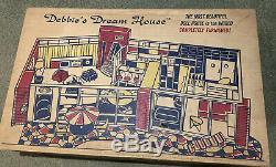 Vintage 1960's Debbie's Dream House Doll DeLuxe Mid Century Big 27 X 17 Box