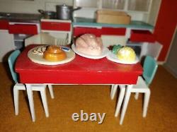 Vintage 1960s Triang Jennys Home Doll's House Kitchen Set Room & ACCESSORIES