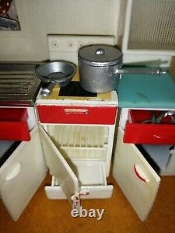 Vintage 1960s Triang Jennys Home Doll's House Kitchen Set Room & ACCESSORIES