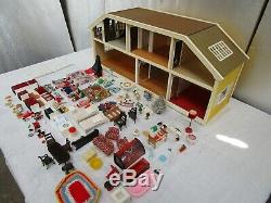 Vintage 1970 Retro Lundby Stockholm Dolls House With All Original Accessories