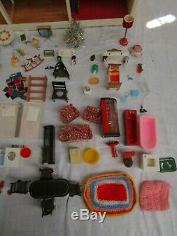 Vintage 1970 Retro Lundby Stockholm Dolls House With All Original Accessories