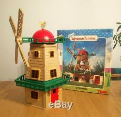 Vintage 1989 Tomy Original Sylvanian Families Windmill in Box #3177