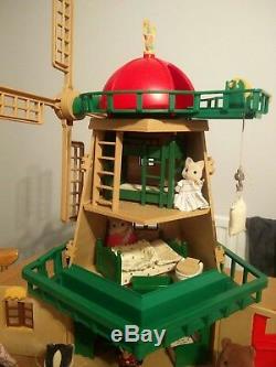 Vintage 1989 Tomy Original Sylvanian Families Windmill in Box #3177