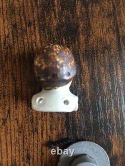 Vintage And Rare Antique Miniature Dolls House Doll And Accessories