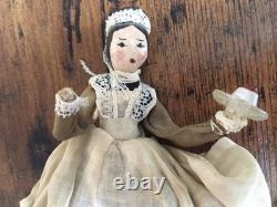 Vintage And Rare Antique Miniature Dolls House Doll And Accessories