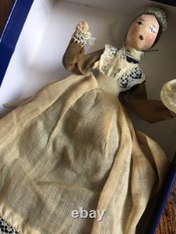 Vintage And Rare Antique Miniature Dolls House Doll And Accessories