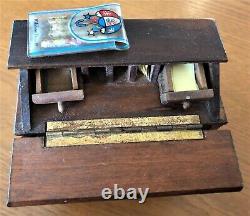 Vintage Antique Miniature Wood Doll House Furniture 6 x Mixed Lot Room Décor