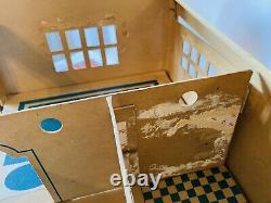 Vintage Antique Tootsie Toy Dollhouse Doll House No. 12 Cardboard 1927