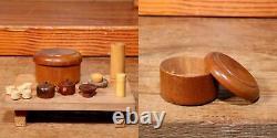 Vintage Antique luxury Miniature furniture ornament Doll house Japanese wooden