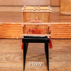 Vintage Antique luxury Miniature furniture ornament Doll house Japanese wooden