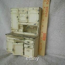 Vintage Arcade Steel Doll House Kitchen Cabinet Circa 1920