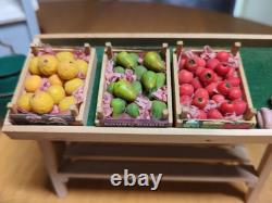 Vintage Butcher Meat Stall/Shop Handmade Dolls House Artisan 12th Scale