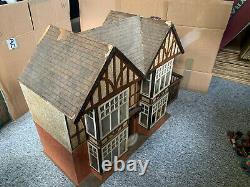 Vintage Classic Dolls house with furniture job lot