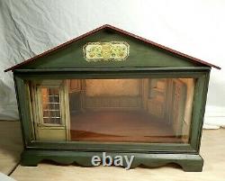 Vintage Dickens Christmas Carol Parlor Room Box Artisan Dollhouse Miniature 112
