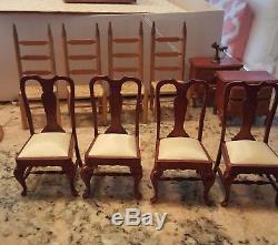 Vintage Doll house furniture 112 scale handcrafted 22 pieces plus many more