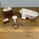 Vintage Dolls House Miniature 112 Scale Artisan Bathroom Set By Anne Shepley