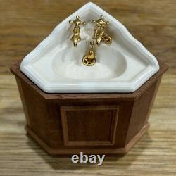 Vintage Dolls House Miniature 112 Scale Artisan Bathroom Set By Anne Shepley