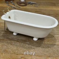 Vintage Dolls House Miniature 112 Scale Artisan Bathroom Set By Anne Shepley