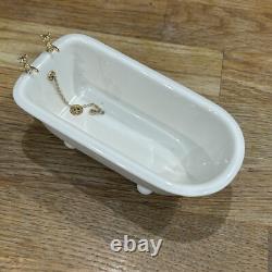 Vintage Dolls House Miniature 112 Scale Artisan Bathroom Set By Anne Shepley