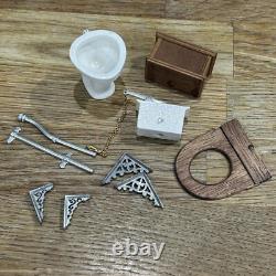 Vintage Dolls House Miniature 112 Scale Artisan Bathroom Set By Anne Shepley