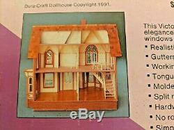 Vintage Dura-Craft Heritage Dollhouse Kit 112 Scale, Discontinued