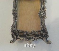 Vintage Dutch. 833 Silver Miniature Doll House Wall Mirror