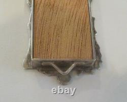 Vintage Dutch. 833 Silver Miniature Doll House Wall Mirror