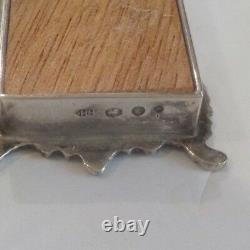 Vintage Dutch. 833 Silver Miniature Doll House Wall Mirror