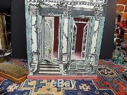 Vintage Eric Lamsdown San Francisco Hand Made Trompe l'oeil Doll House 1988